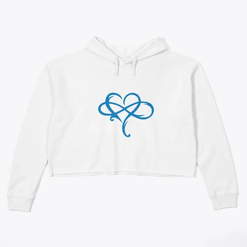 Blu Vision Oracle Crop Hoodie